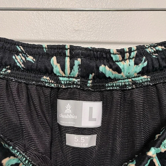 Chubbies Palm Tree Print Mesh 5.5 Inch Shorts Size Large - Picture 2 of 6